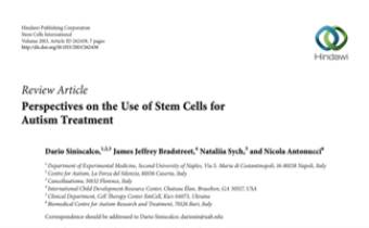 Perspectives on the Use of Stem Cells for Autism Treatment Innate Healthcare Institute