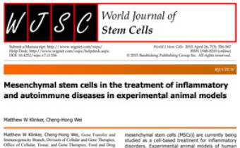Mesenchymal stem cell-based therapy for autoimmune diseases- emerging roles of extracellular vesicles Innate Healthcare Institute
